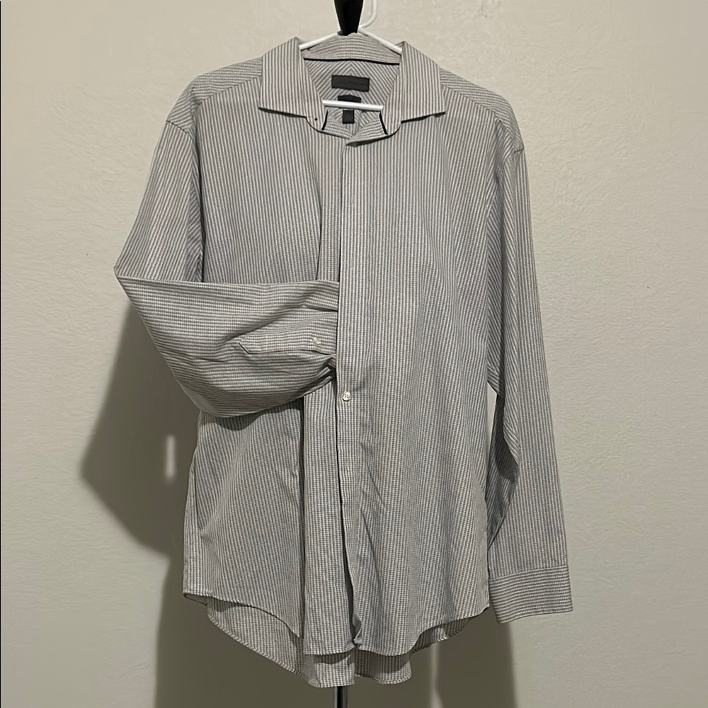 Calvin Klein Striped Button-Up Shirt